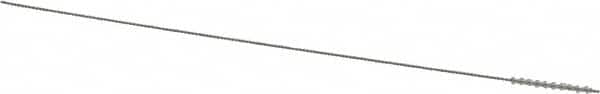 Osborn - 0.05" Diam Helical Nylon Tube Brush - 1/2" Brush Length, 4" OAL, 0.023" Diam Shank - Americas Industrial Supply
