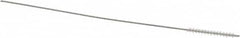Osborn - 0.075" Diam Helical Nylon Tube Brush - 3/4" Brush Length, 4" OAL, 0.031" Diam Shank - Americas Industrial Supply