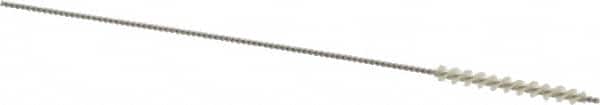 Osborn - 0.105" Diam Helical Nylon Tube Brush - 1" Brush Length, 4" OAL, 0.046" Diam Shank - Americas Industrial Supply