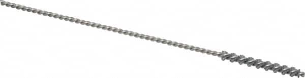 Osborn - 1/8" Diam Helical Nylon Tube Brush - 1" Brush Length, 4" OAL, 0.067" Diam Shank - Americas Industrial Supply