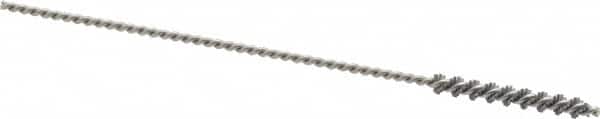Osborn - 0.135" Diam Helical Nylon Tube Brush - 1" Brush Length, 4" OAL, 0.067" Diam Shank - Americas Industrial Supply