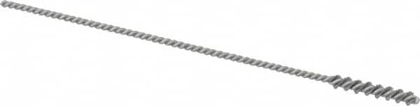 Osborn - 0.165" Diam Helical Nylon Tube Brush - 1" Brush Length, 5" OAL, 0.093" Diam Shank - Americas Industrial Supply