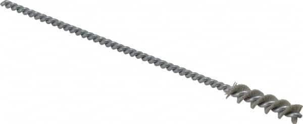 Osborn - 0.26" Diam Helical Nylon Tube Brush - 1" Brush Length, 5" OAL, 0.119" Diam Shank - Americas Industrial Supply