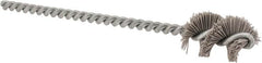 Osborn - 0.64" Diam Helical Nylon Tube Brush - 1" Brush Length, 5" OAL, 0.169" Diam Shank - Americas Industrial Supply