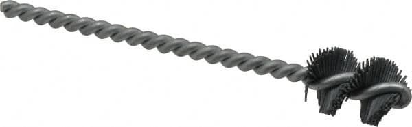 Osborn - 0.765" Diam Helical Nylon Tube Brush - 1" Brush Length, 5" OAL, 0.228" Diam Shank - Americas Industrial Supply