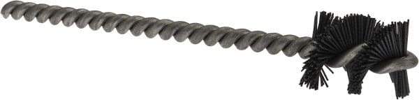 Osborn - 0.765" Diam Helical Nylon Tube Brush - 1" Brush Length, 5" OAL, 0.228" Diam Shank - Americas Industrial Supply