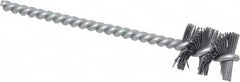 Osborn - 0.89" Diam Helical Nylon Tube Brush - 1" Brush Length, 5" OAL, 0.228" Diam Shank - Americas Industrial Supply