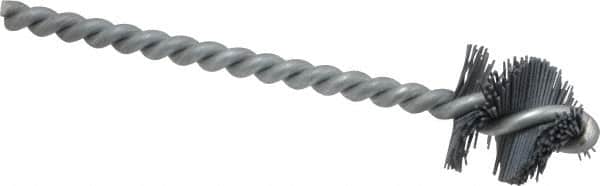 Osborn - 1.015" Diam Helical Nylon Tube Brush - 1" Brush Length, 5" OAL, 1/4" Diam Shank - Americas Industrial Supply