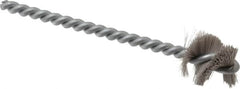 Osborn - 1.015" Diam Helical Nylon Tube Brush - 1" Brush Length, 5" OAL, 1/4" Diam Shank - Americas Industrial Supply