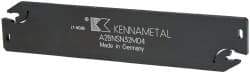Kennametal - 1.2598" Blade Height, 0.1339" Blade Width, 5.9055" OAL, Neutral Cut, Double End Indexable Cut-Off Blade - 50mm Max Depth of Cut, A2BNSN Blade, A2 Cut-Off Series - Americas Industrial Supply