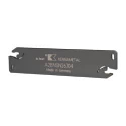 Kennametal - 1.0236" Blade Height, 0.1339" Blade Width, 4.3307" OAL, Neutral Cut, Double End Indexable Cut-Off Blade - 40mm Max Depth of Cut, A2BNSN Blade, A2 Cut-Off Series - Americas Industrial Supply