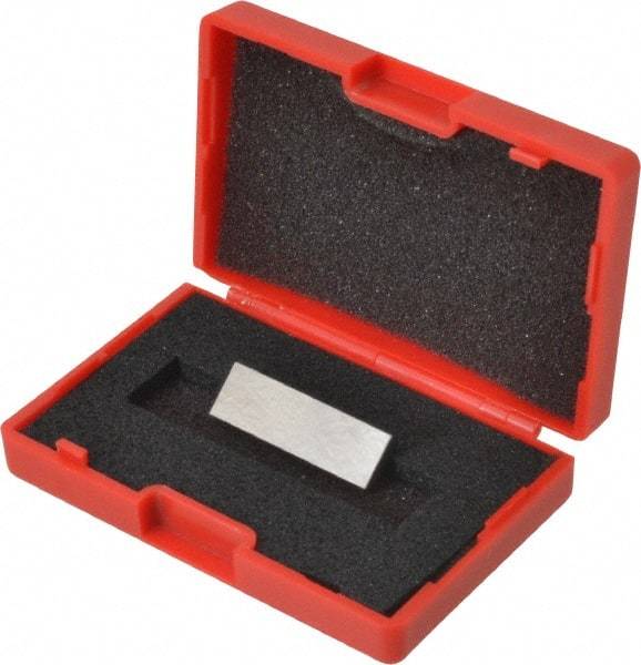 SPI - 0.1009" Rectangular Steel Gage Block - Accuracy Grade 0, Includes NIST Traceability Certification - Americas Industrial Supply