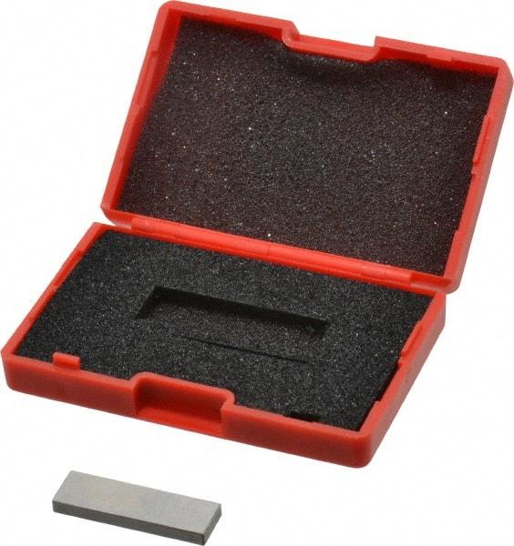 SPI - 0.121" Rectangular Steel Gage Block - Accuracy Grade 0, Includes NIST Traceability Certification - Americas Industrial Supply
