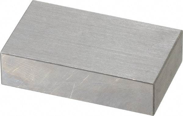 SPI - 0.8" Rectangular Steel Gage Block - Accuracy Grade 0, Includes NIST Traceability Certification - Americas Industrial Supply