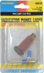 Gardner Bender - 12 Volt, 12 Amp, Panel Light - Red - Americas Industrial Supply