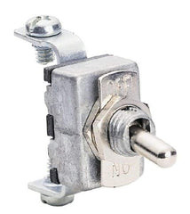 Gardner Bender - 2 Position, 12 Volt, 20 Amp, Brass Toggle Switch - On Off Sequence, 1 Switch, Black - Americas Industrial Supply