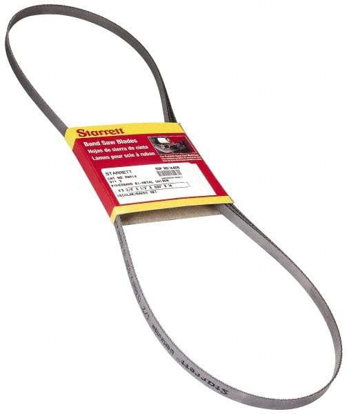 Starrett - 4' 5-3/4" Long x 0.02" Thick, 10 to 14 Teeth per Inch, Portable Band Saw Blade - Bi-Metal Blade, High Speed Steel Teeth, Toothed Edge - Americas Industrial Supply