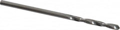 SGS - 5/64" 118° Solid Carbide Jobber Drill - Bright Finish, Right Hand Cut, Spiral Flute, Straight Shank, 1-3/4" OAL, Faceted Point - Americas Industrial Supply