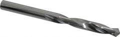 SGS - 5/16" 118° Solid Carbide Jobber Drill - Bright Finish, Right Hand Cut, Spiral Flute, Straight Shank, 3-3/4" OAL, Faceted Point - Americas Industrial Supply