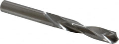 SGS - 7/16" 118° Solid Carbide Jobber Drill - Bright Finish, Right Hand Cut, Spiral Flute, Straight Shank, 4-1/2" OAL, Faceted Point - Americas Industrial Supply