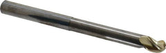 Accupro - 1/2" Diam, 5/8" LOC, 3 Flute Solid Carbide Ball End Mill - ZrN Finish, Single End, 6" OAL, 1/2" Shank Diam, Spiral Flute - Americas Industrial Supply