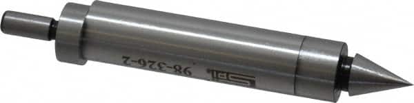 SPI - 0.2" Head Diam, 1/2" Shank, Double End, Mechanical Edge and Center Finder - Accurate to 0.0002", Conical and Cylindrical Contact - Americas Industrial Supply