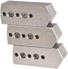 Northfield - 4" & Up Chuck Capacity, Northfield Air Style Attachment, Square Soft Lathe Chuck Jaw - 3 Jaws, Steel, 1.895mm Long x 3/4" Wide x 3/4" High - Americas Industrial Supply