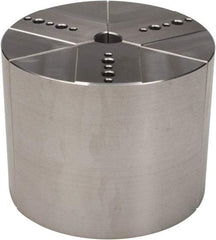 Northfield - 4" & Up Chuck Capacity, Northfield Air Style Attachment, Round Soft Lathe Chuck Jaw - 3 Jaws, Aluminum, 3.92" Wide x 3" High - Americas Industrial Supply