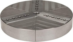Northfield - 6" & Up Chuck Capacity, Northfield Air Style Attachment, Round Soft Lathe Chuck Jaw - 3 Jaws, Aluminum, 5.92" Wide x 1" High - Americas Industrial Supply