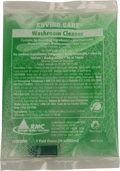 Rochester Midland Corporation - 1 oz Packet Liquid Bathroom Cleaner - Unscented Scent, General Purpose Cleaner - Americas Industrial Supply