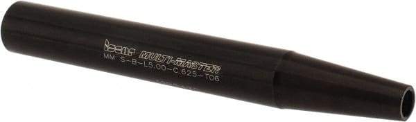 Iscar - Multimaster 5/8" 85° Shank Milling Tip Insert Holder & Shank - 0.37" Neck Diam, T06 Neck Thread, 5" OAL, Steel MM S-B Tool Holder - Americas Industrial Supply