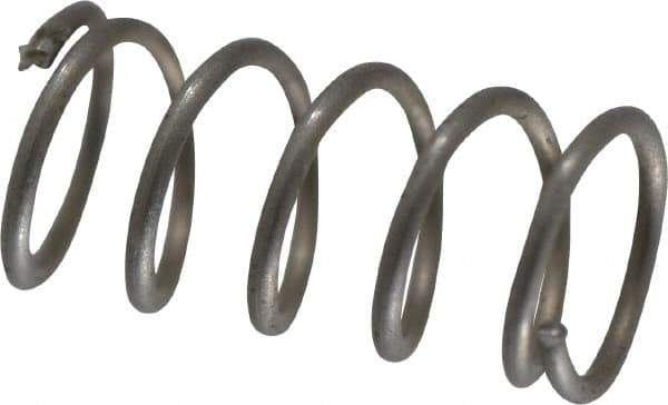 Value Collection - 0.12" OD, 0.012" Wire, 1/4" Free Length, Compression Spring - 5.26 Lb Spring Rating, Stainless Steel - Americas Industrial Supply