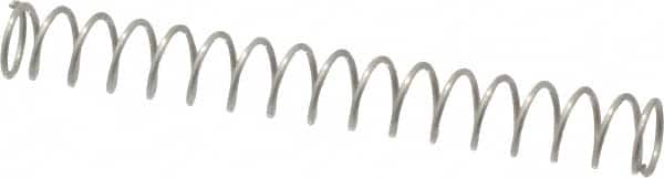 Value Collection - 0.12" OD, 0.012" Wire, 1" Free Length, Compression Spring - 1.19 Lb Spring Rating, Stainless Steel - Americas Industrial Supply