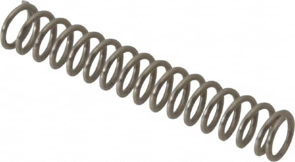 Value Collection - 0.12" OD, 0.016" Wire, 3/4" Free Length, Compression Spring - 4.51 Lb Spring Rating, Stainless Steel - Americas Industrial Supply