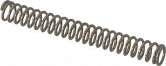 Value Collection - 0.12" OD, 0.016" Wire, 1" Free Length, Compression Spring - 3.2 Lb Spring Rating, Stainless Steel - Americas Industrial Supply