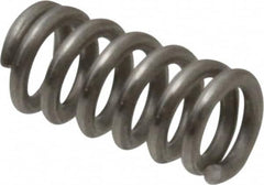 Value Collection - 0.12" OD, 0.02" Wire, 1/4" Free Length, Compression Spring - 40.33 Lb Spring Rating, Stainless Steel - Americas Industrial Supply