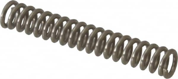 Value Collection - 0.12" OD, 0.02" Wire, 3/4" Free Length, Compression Spring - 11.1 Lb Spring Rating, Stainless Steel - Americas Industrial Supply