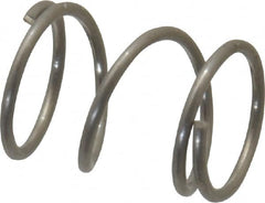 Value Collection - 0.18" OD, 0.016" Wire, 1/4" Free Length, Compression Spring - 7.82 Lb Spring Rating, Stainless Steel - Americas Industrial Supply