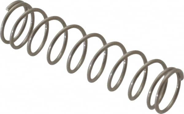 Value Collection - 0.18" OD, 0.016" Wire, 3/4" Free Length, Compression Spring - 2.24 Lb Spring Rating, Stainless Steel - Americas Industrial Supply