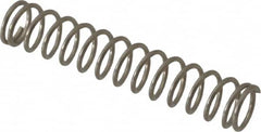 Value Collection - 0.18" OD, 0.02" Wire, 1" Free Length, Compression Spring - 3.52 Lb Spring Rating, Stainless Steel - Americas Industrial Supply