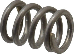 Value Collection - 0.18" OD, 0.026" Wire, 1/4" Free Length, Compression Spring - 46.63 Lb Spring Rating, Stainless Steel - Americas Industrial Supply