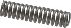 Value Collection - 0.18" OD, 0.026" Wire, 3/4" Free Length, Compression Spring - 10.2 Lb Spring Rating, Stainless Steel - Americas Industrial Supply