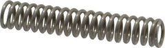 Value Collection - 0.18" OD, 0.026" Wire, 1" Free Length, Compression Spring - 8.82 Lb Spring Rating, Stainless Steel - Americas Industrial Supply