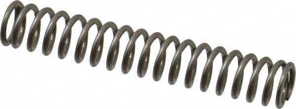 Value Collection - 0.24" OD, 0.032" Wire, 1-1/2" Free Length, Compression Spring - 7.56 Lb Spring Rating, Stainless Steel - Americas Industrial Supply