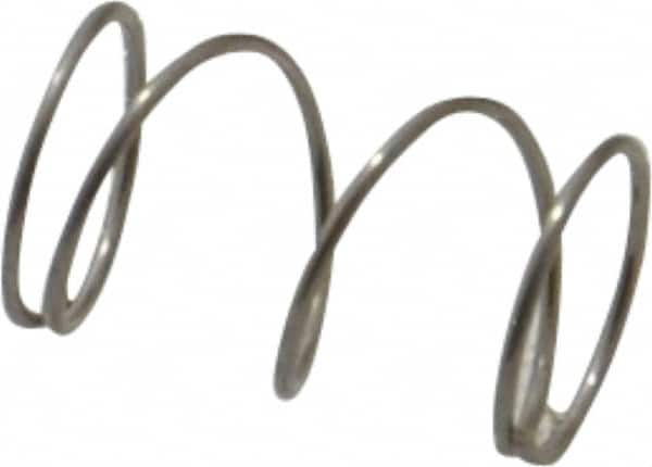Value Collection - 0.3" OD, 0.02" Wire, 1/2" Free Length, Compression Spring - 3.54 Lb Spring Rating, Stainless Steel - Americas Industrial Supply