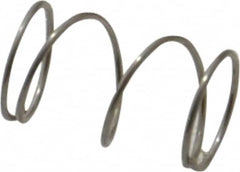 Value Collection - 0.3" OD, 0.02" Wire, 1/2" Free Length, Compression Spring - 3.54 Lb Spring Rating, Stainless Steel - Americas Industrial Supply