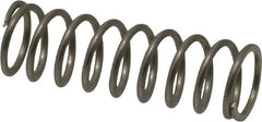Value Collection - 0.3" OD, 0.032" Wire, 1" Free Length, Compression Spring - 7.72 Lb Spring Rating, Stainless Steel - Americas Industrial Supply