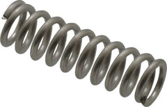 Value Collection - 0.3" OD, 0.047" Wire, 1" Free Length, Compression Spring - 34.94 Lb Spring Rating, Stainless Steel - Americas Industrial Supply