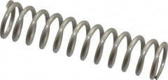 Value Collection - 0.36" OD, 0.047" Wire, 1-1/2" Free Length, Compression Spring - 14.94 Lb Spring Rating, Stainless Steel - Americas Industrial Supply