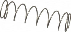 Value Collection - 0.42" OD, 0.028" Wire, 1-1/2" Free Length, Compression Spring - 1.92 Lb Spring Rating, Stainless Steel - Americas Industrial Supply